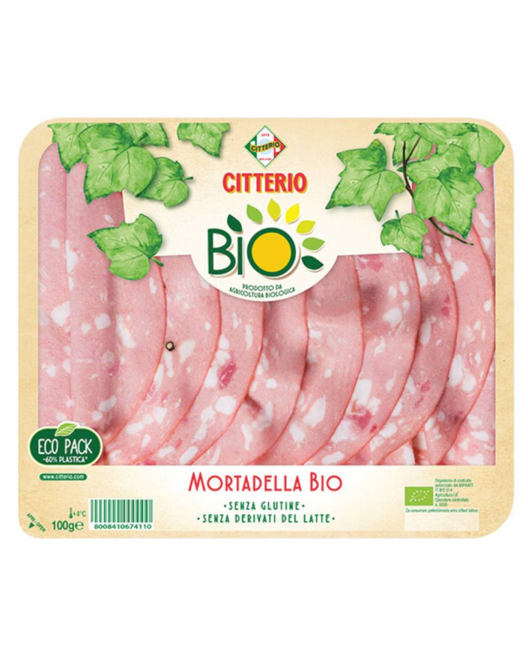 Mortadella, Citterio, ECO, 100g (fara gluten)(fara lactoza)