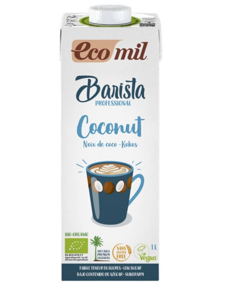 Bautura vegetala de cocos, pt cafea, Barista, Ecomil, ECO, 1L