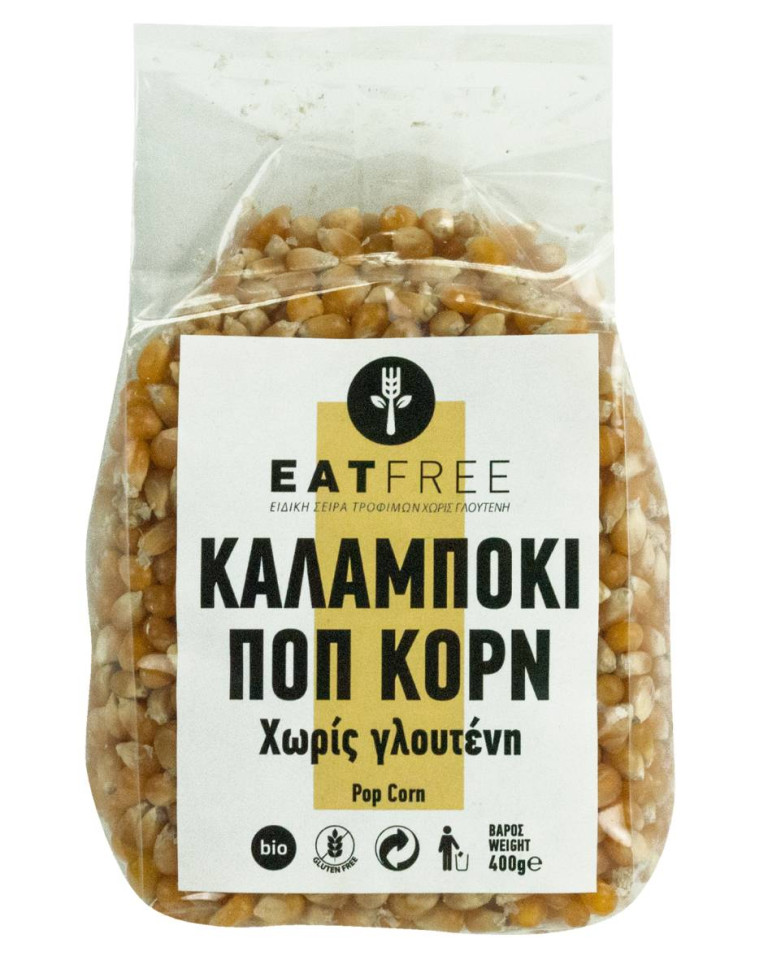 Porumb pentru popcorn, Eat Free, ECO, 400g