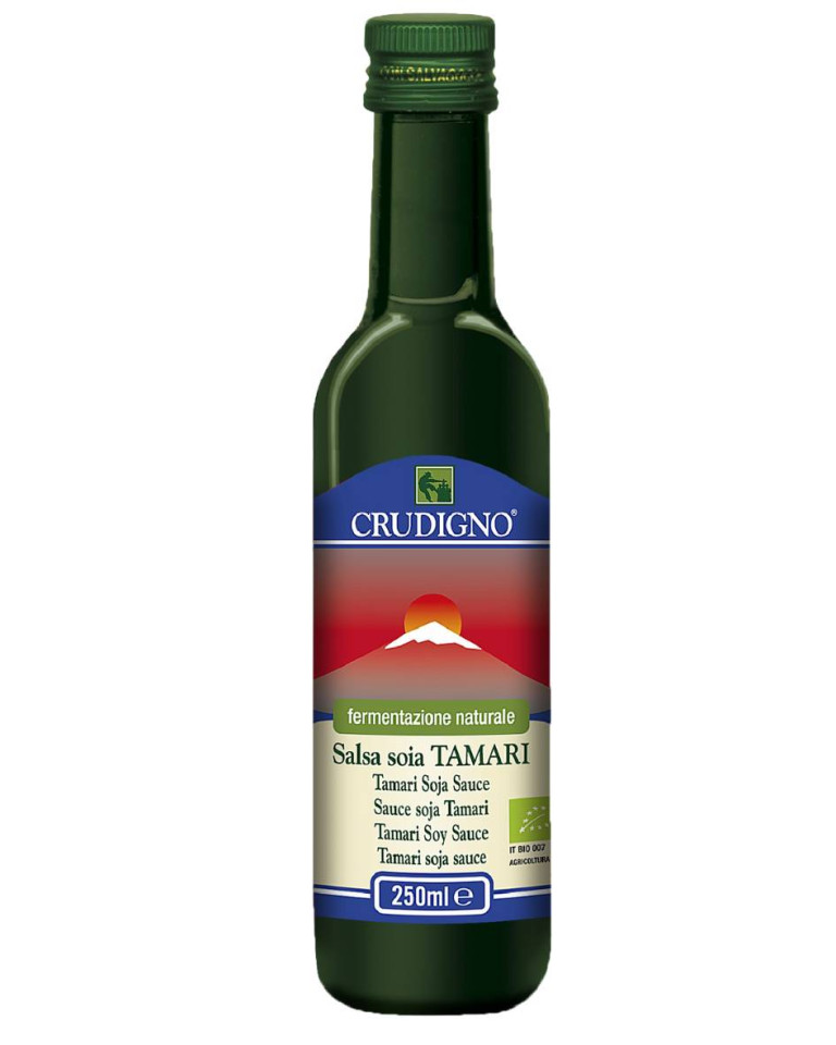 Sos de soya Tamari, Crudigno, ECO, 250ml (fara gluten)