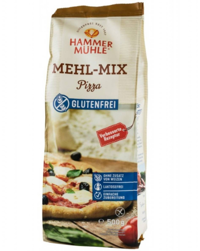 MIX faina pt Pizza, Hammer Muhle, ECO, 500g (fara gluten)