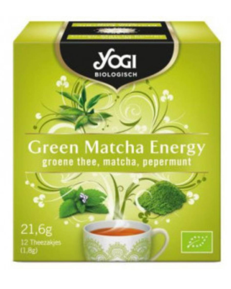 Ceai verde Matcha Energy, Yogi Tea, ECO,12TB*1.8gr, 21.6g