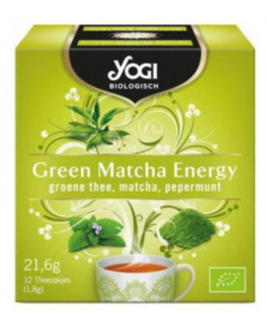 Ceai verde Matcha Energy, Yogi Tea, ECO,12TB*1.8gr, 21.6g