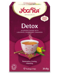 Ceai detox, Yogi Tea, ECO, 17TB*1.8gr, 30.6g