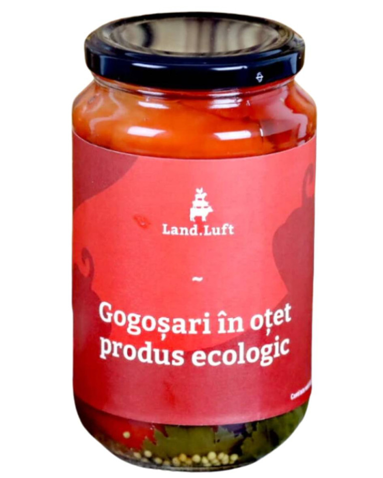 Gogosari in otet, Land-Luf, ECO, 580g