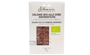 Salam cu ierburi aromate, ECO, Silvania, 70g