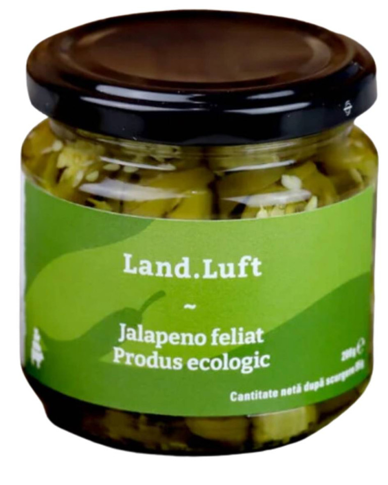 Ardei iute Jalapeno feliat, ECO, 200g