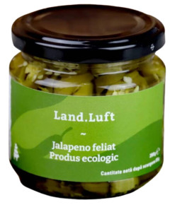 Ardei iute Jalapeno feliat, ECO, 200g