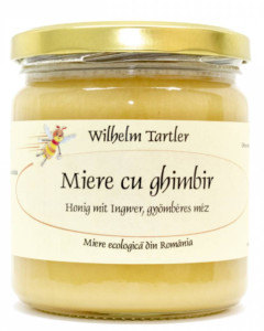 Miere poliflora cu ghimbir, ECO, 250g