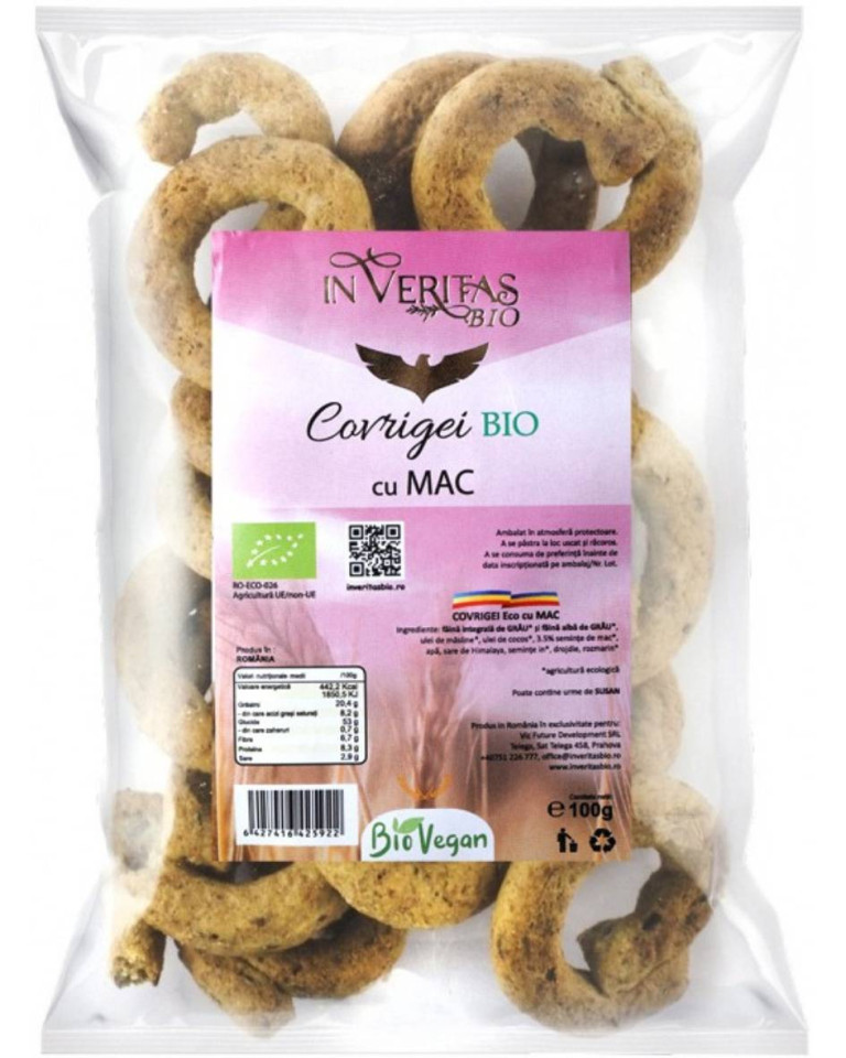 Covrigei cu mac, ECO, 100g