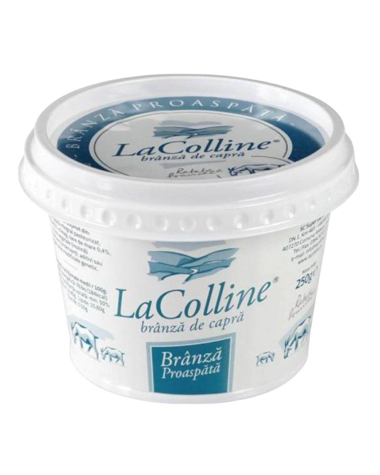 Crema de branza de capra tartinabila, La Colline, 180g