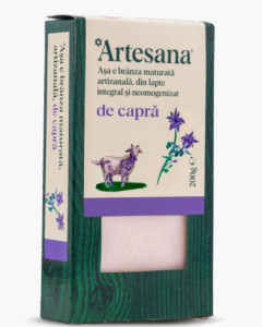 Branza maturata din lapte de capra, Artesana, 200g