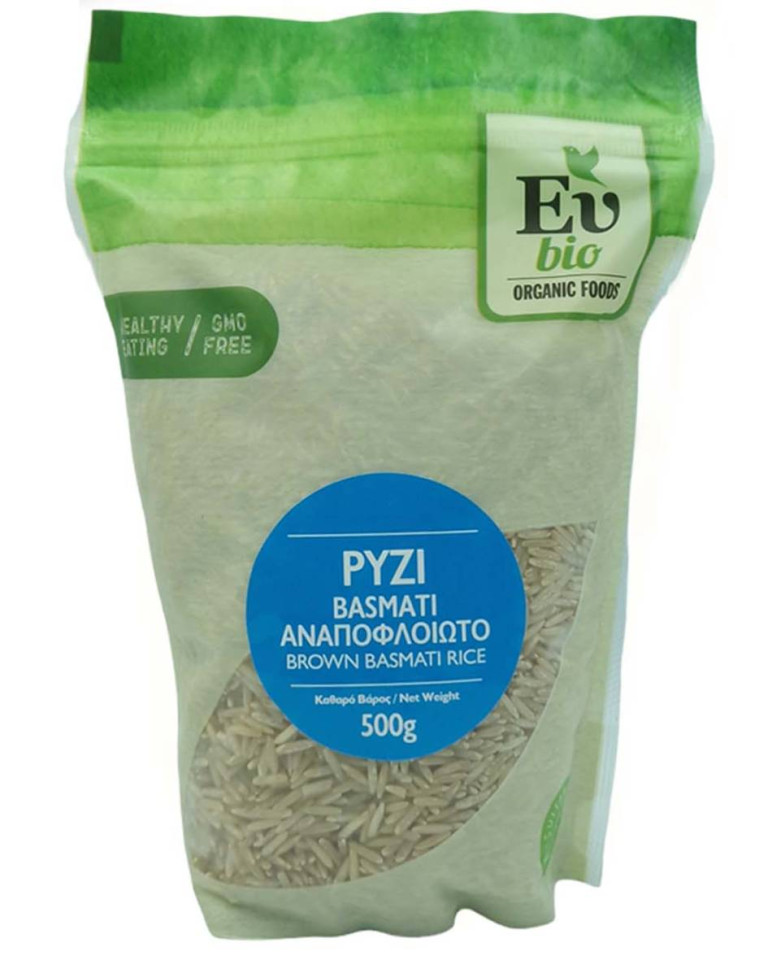 Orez brun basmati,  EuBio, ECO, 500g