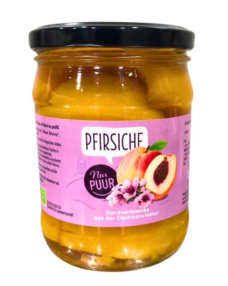 Compot de piersici ECO, 500g