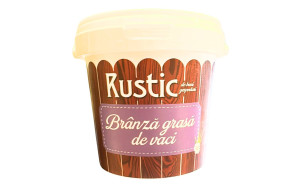 Branza grasa de vaci proaspata 27%, Rustic, 450g