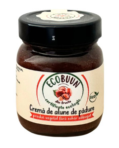 Crema de alune de padure, 180g, ECOBuun (fara zahar)(vegan)