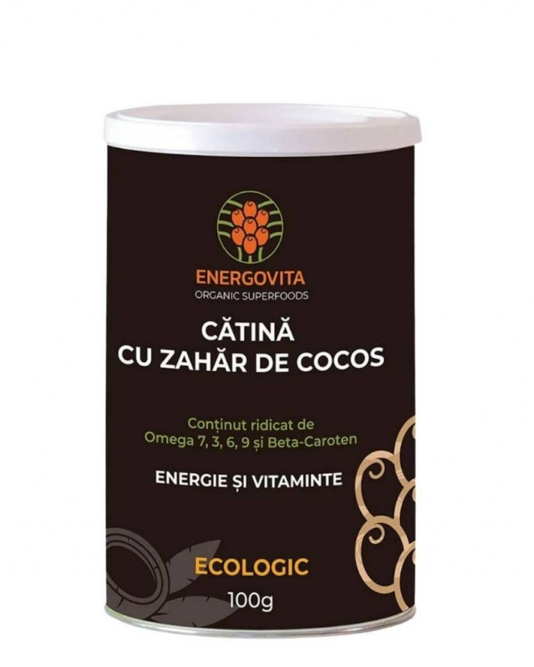 Catina ECO deshidratata cu nectar de cocos, 100g