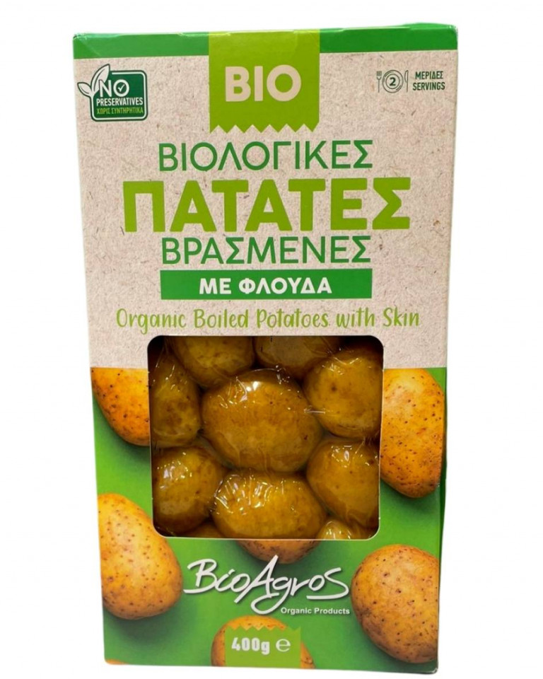 Cartofi fierti in coaja, ECO, 400g