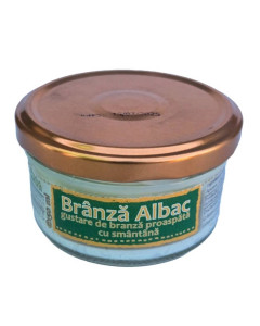 Branza Albac gustare branza proaspata cu samantana, 150ml