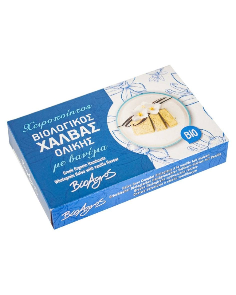 Halva din grâu integral cu vanilie, Bioagros, ECO, 200g