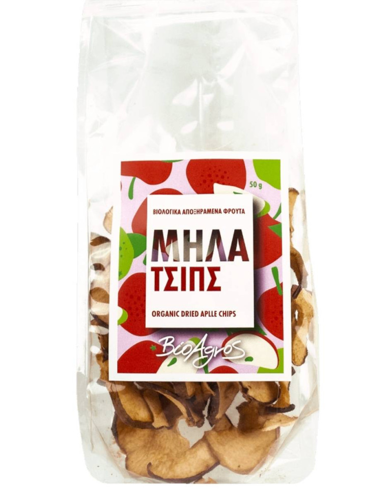 Felii de mere uscate, Bioagros, ECO, 50g