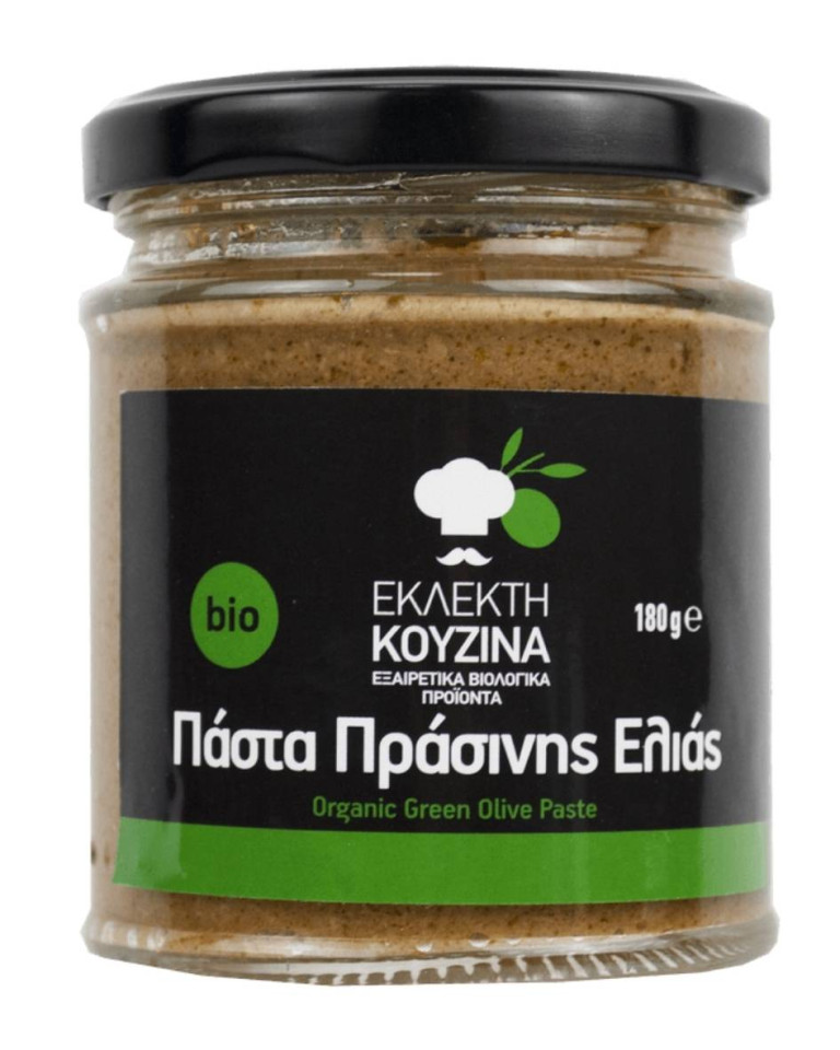 Pastă de măsline verzi, Elekti Kuchen, ECO, 180g
