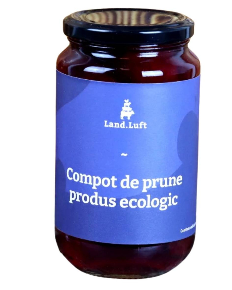 Compot de prune, ECO, 590ml