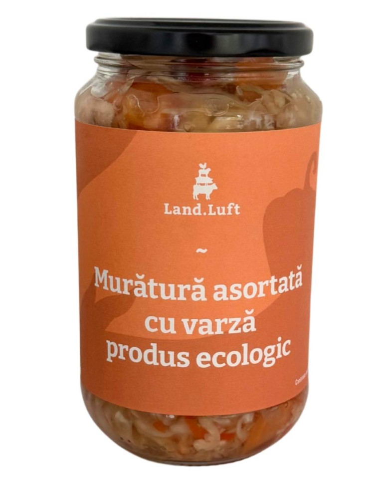 Muratura asortata cu varza, ECO, 570g