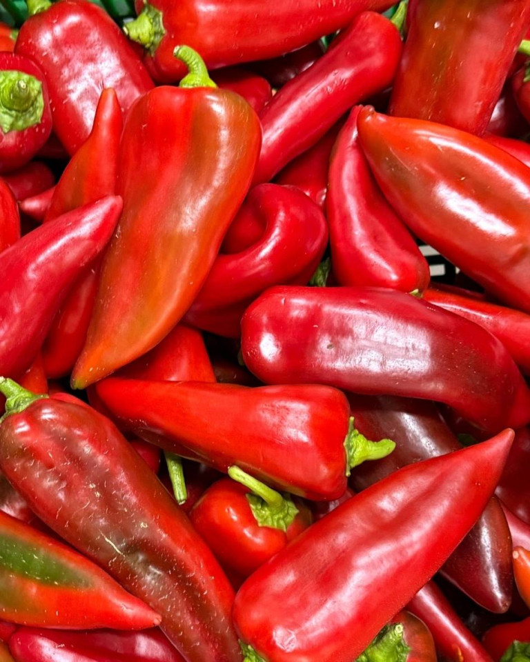 Ardei capia rosu, ECO, 500g