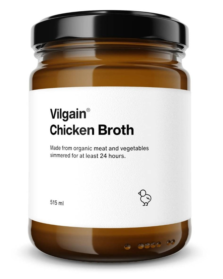 Supa concentarta de pui fara sare, Vilgain, ECO, 515ml