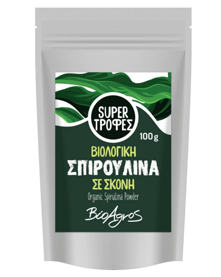 Pudră de spirulină Superfood, Bioagros, ECO, 100g