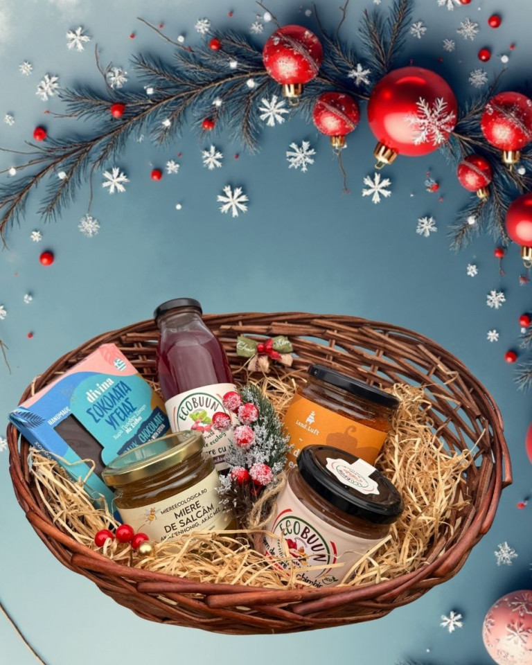 Cos mic „Bucurie simplă de iarnă”