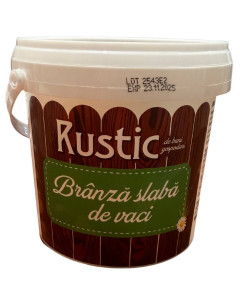 Branza slaba de vaci proaspata, Rustic, 450g Expira 28.12.2025