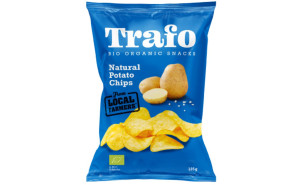 Chipsuri din cartofi cu sare, Trafo, ECO, 125g (fara gluten)