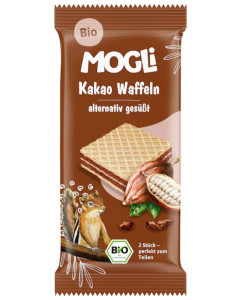Napolitane cu crema de cacao, Mogli, ECO, 15g
