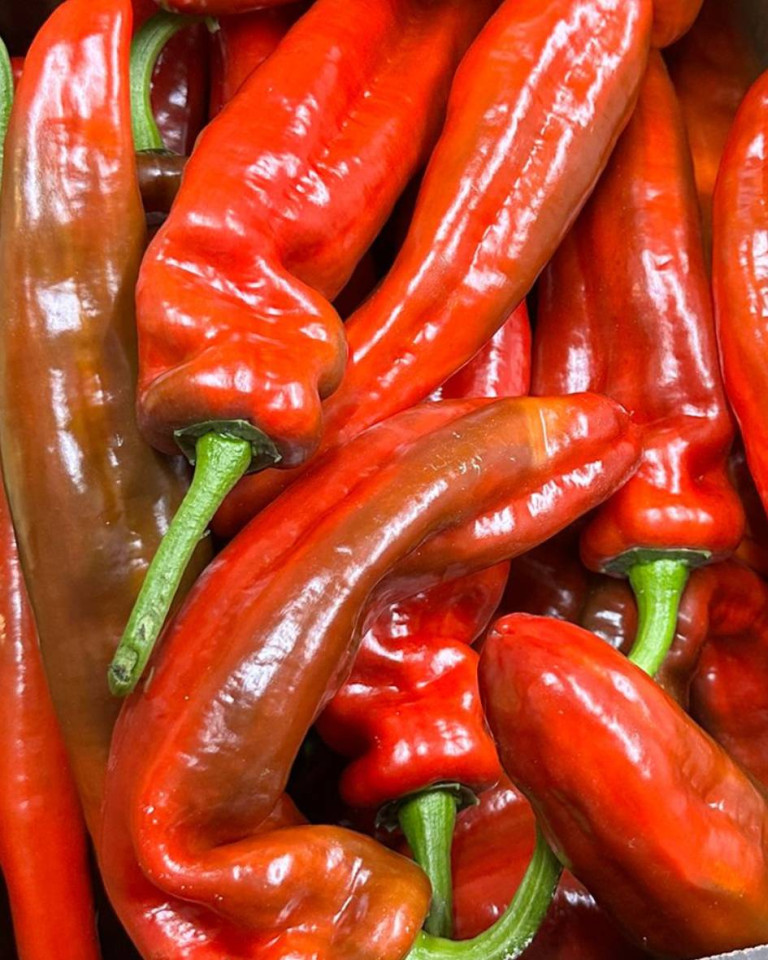 Ardei capia rosu, ECO, 500g