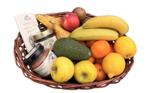 Cos mare cu fructe si dulceata, ECO, aprox 4 kg