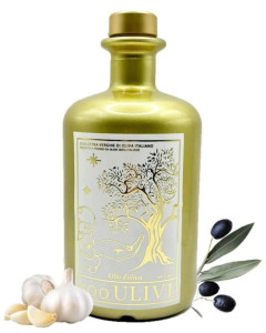 Ulei Extra Virgin de masline cu usturoi, 100Ulivi, 500ml