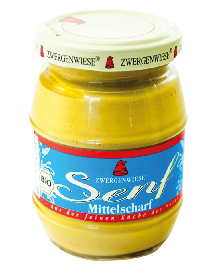 Mustar picant, Zwergenwiese, ECO, 160g (fara gluten)