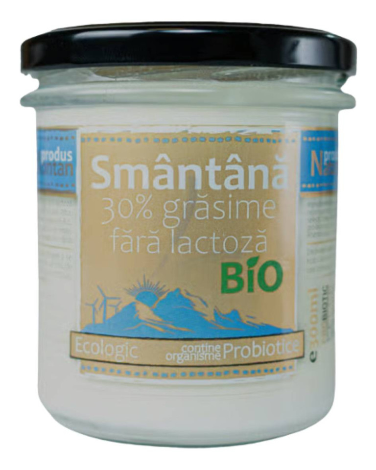Smantana 30% grasime(fara lactoza), ECO, 300ml