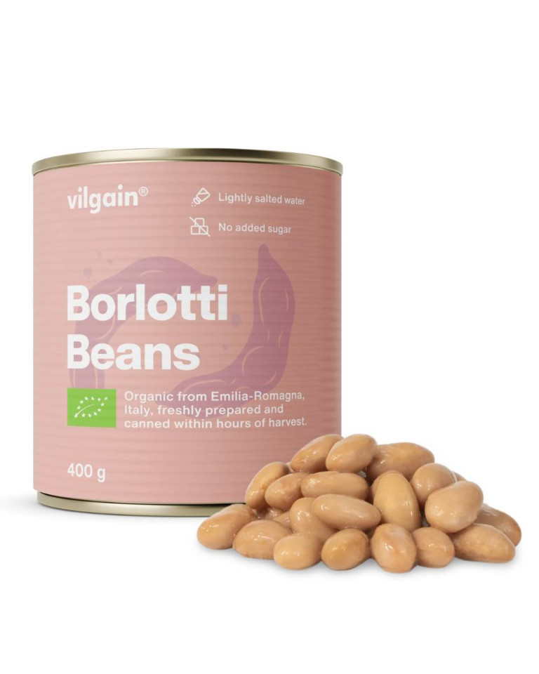 Fasole Borlotti, Vilgain, ECO, 400g