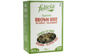 Tagliatelle de orez brun, Felicia, ECO, 250g (fara gluten)