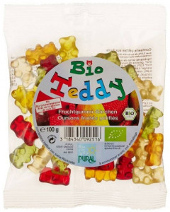 Ursuleti din fructe, ECO, 100g (fara gluten/gelatina)