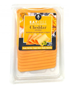 Branza Cheddarito Vegetariana, 200g (fara gluten)