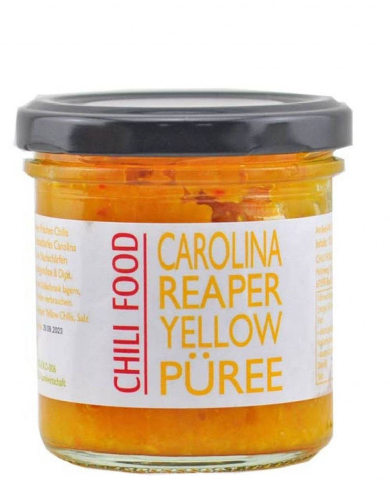Carolina Reaper Yellow Puree, ECO, 200g