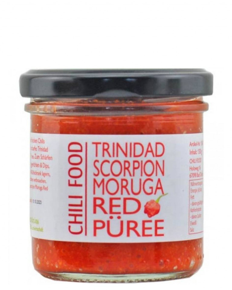 Trinidad Scorpion Moruga Red Puree, ECO, 200ml