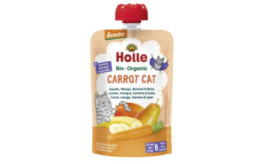 Piure de morcovi cu mango, banane si pere, Holle, ECO, 100g