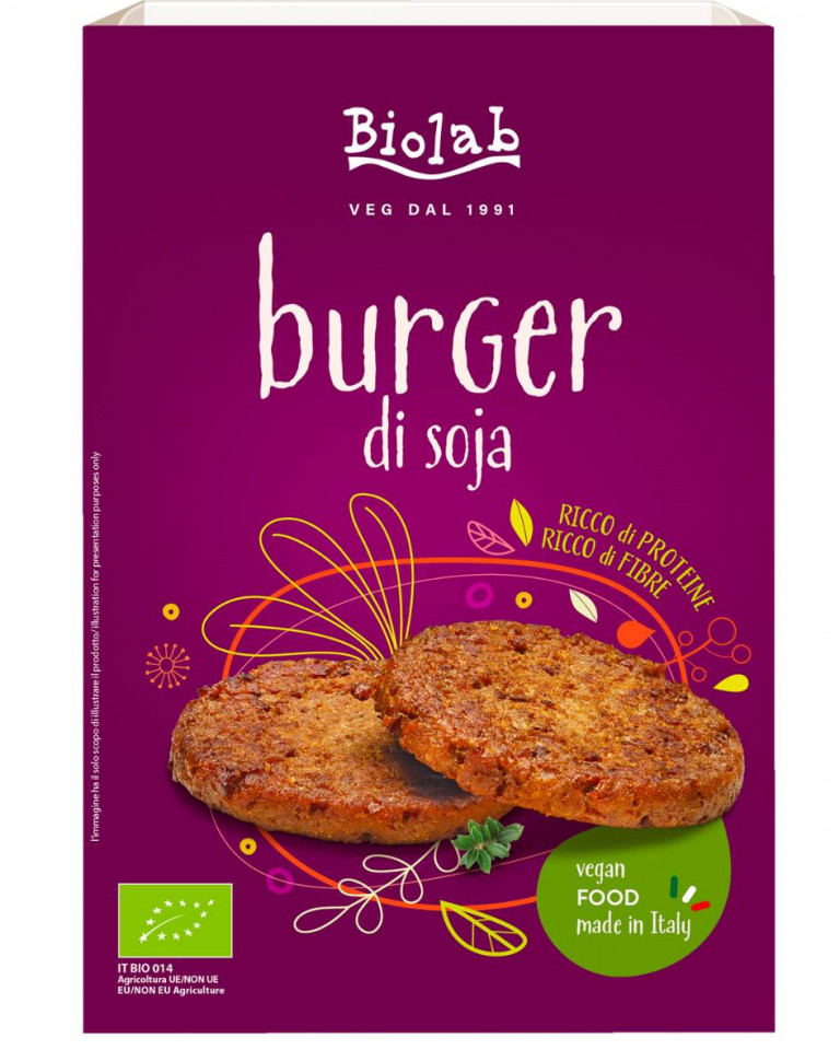 Burger vegetarian, Biolab, ECO, 180g