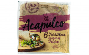 Tortillia Wraps, integrala, Acapulco, ECO, 240g