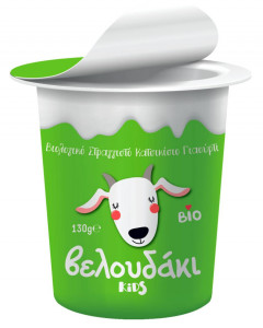 Iaurt grecesc pentru copii din lapte de capra, ECO, 130g